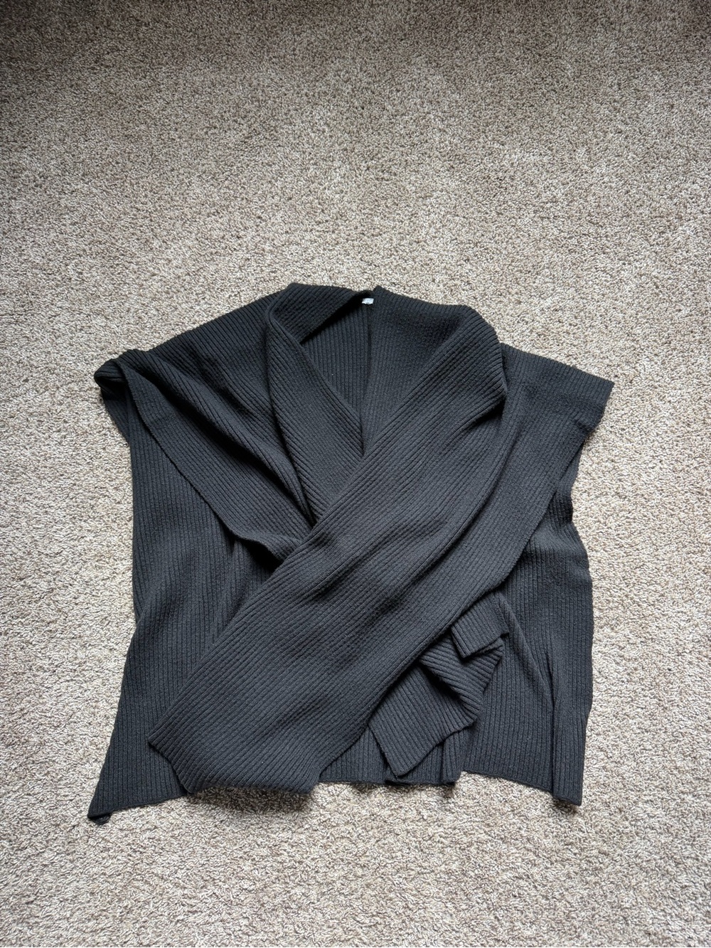 Black Poncho Cover-up